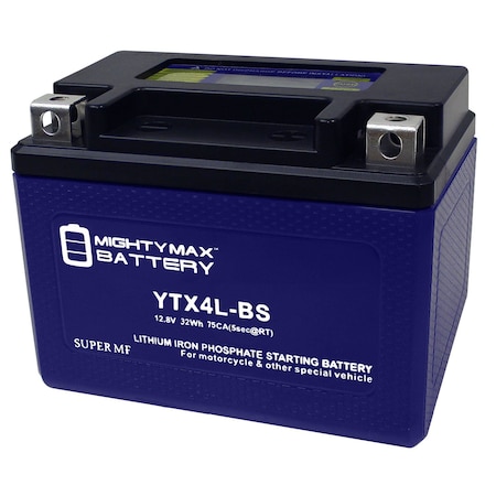 YTX4L-BS Lithium Replacement Battery For Suzuki DR350S 1990